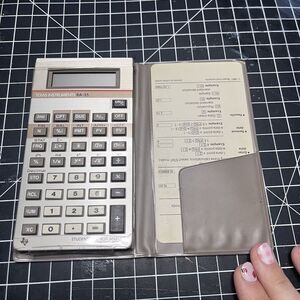 Vintage TEXAS INSTRUMENTS BA-35 Student Business Analyst Calculator NOT TESTED